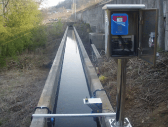 Installation Of Area Velocity Open Channel Ultrasonic Meter