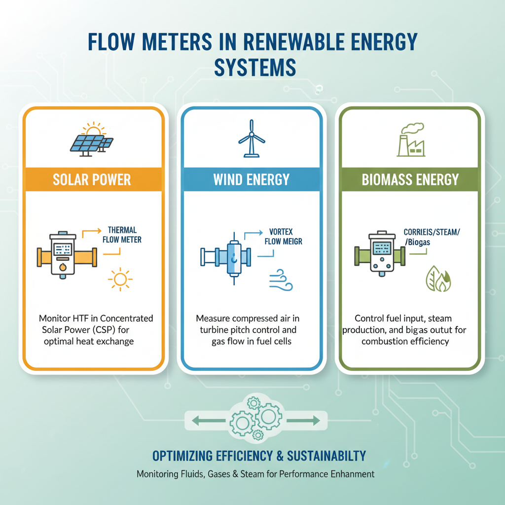 flow meters in renewable energy systems