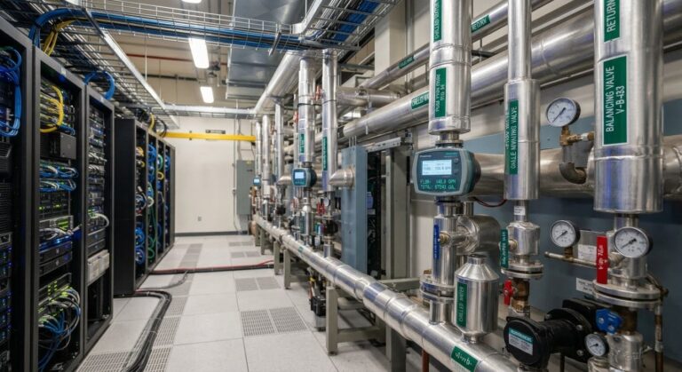 Data Centre Cooling Water Balancing Using Flow Meters To Identify System Imbalances Magnetic-Flow-Meters
